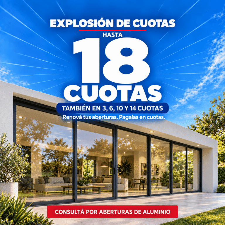 Cuotas en aberturas