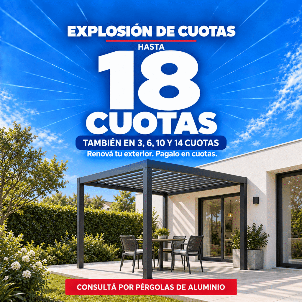 Cuotas pérgolas Modernia