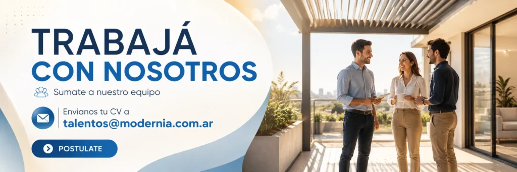 Trabajá con nosotros Modernia