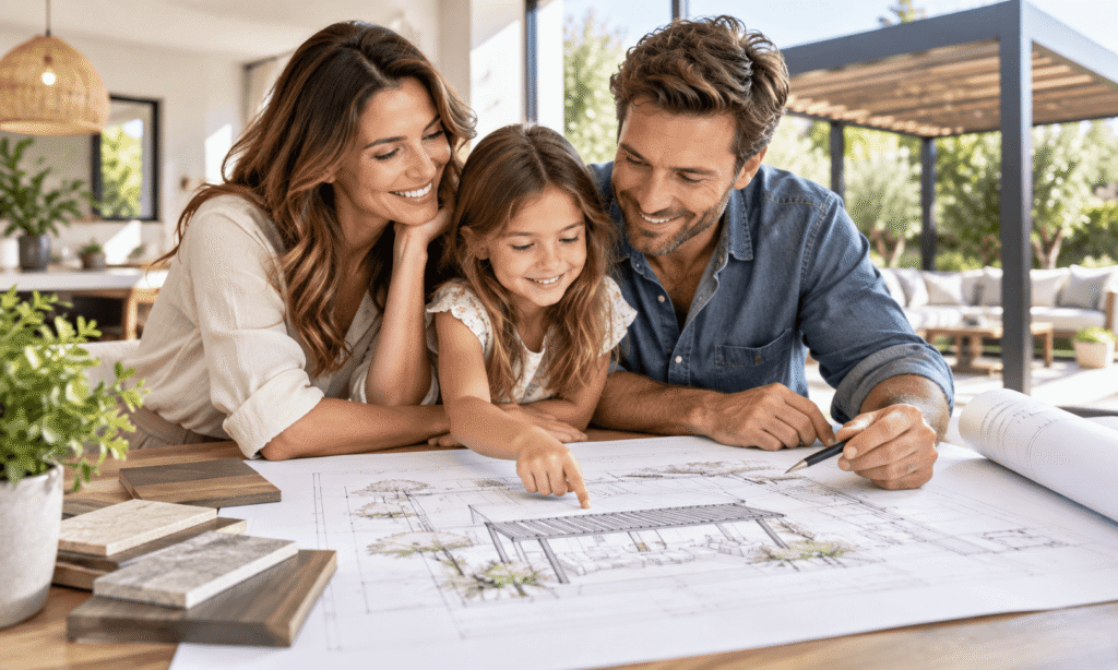 Diseño galería en familia
